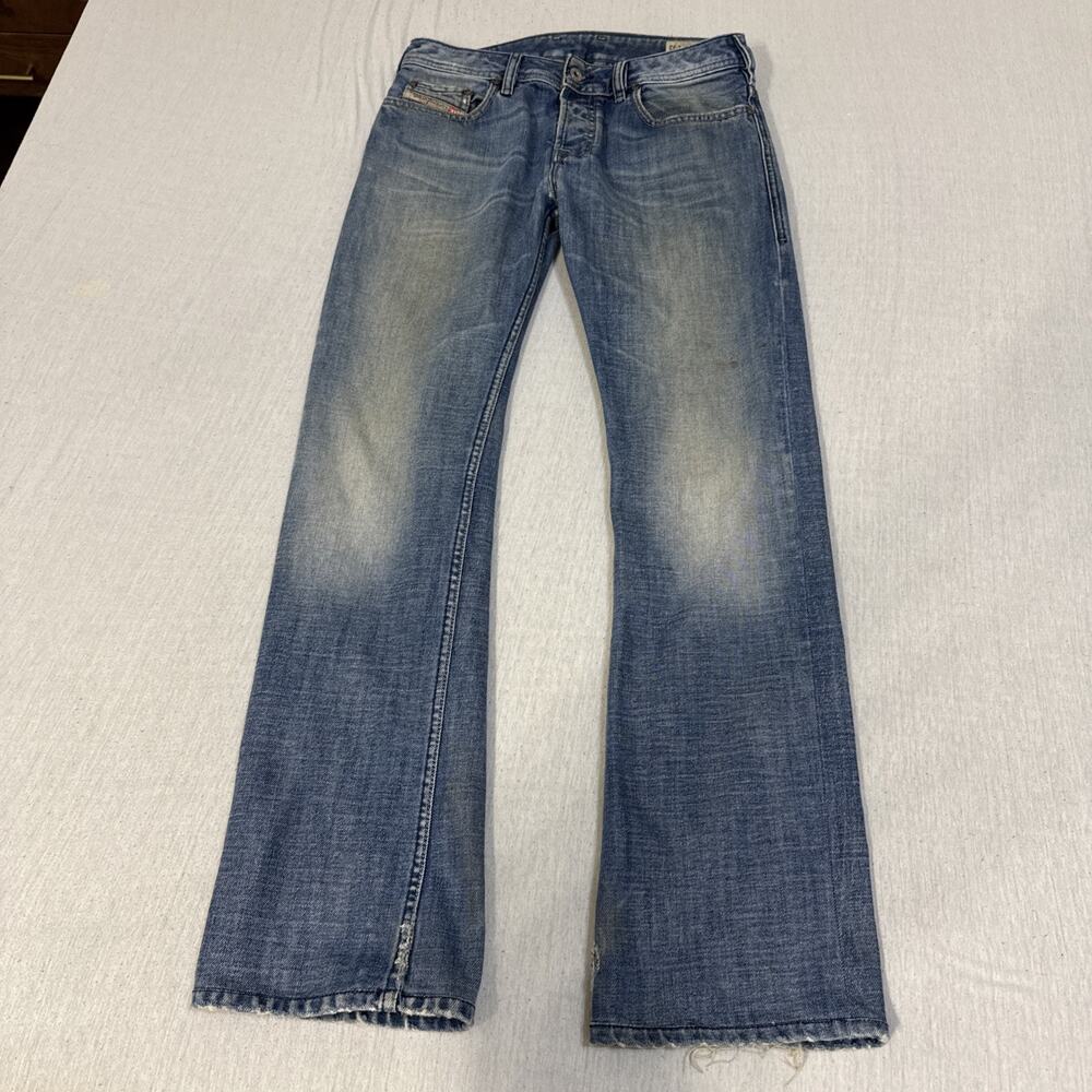 Diesel Mens Zatiny Regular Fit Bootcut Stretch Jeans Size 28x32 Nice Fade